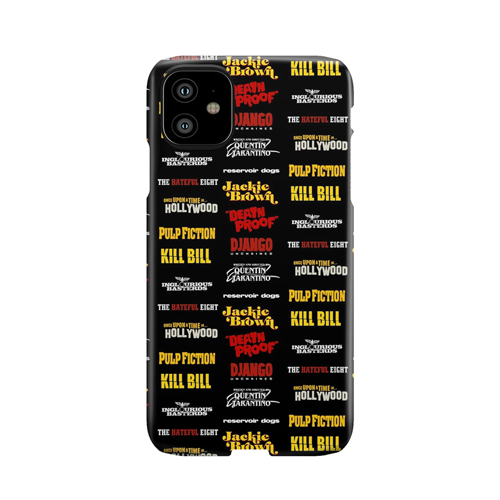 Quentin Tarantino / Filmography Phone Case