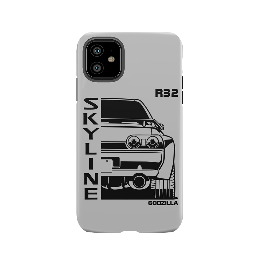 R32 Skyline Gtr, Japanese Racecar, Godzilla Car, Car Lover, Car Guy, Car Fan, Car Enthusiast, Gearhead, Petrolhead, Jdm Lover Gift Tough Phone Case