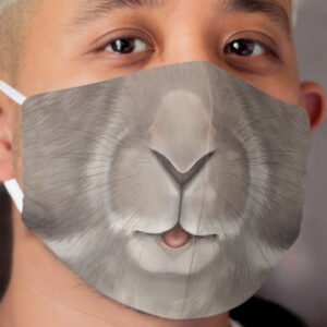 Rabbit Cloth Face Mask