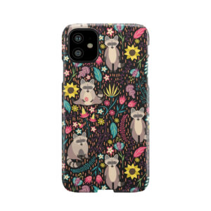Raccoons Bright Pattern Phone Case