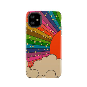 Rainbow 70S Sun Tough Phone Case