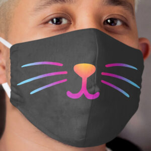 Rainbow Cat Smile Cloth Face Mask