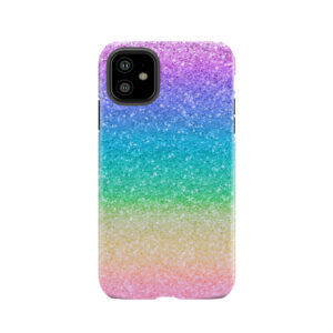 Rainbow Glitter Tough Phone Case