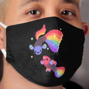 Rainbow guppy 5 Cloth Face Mask