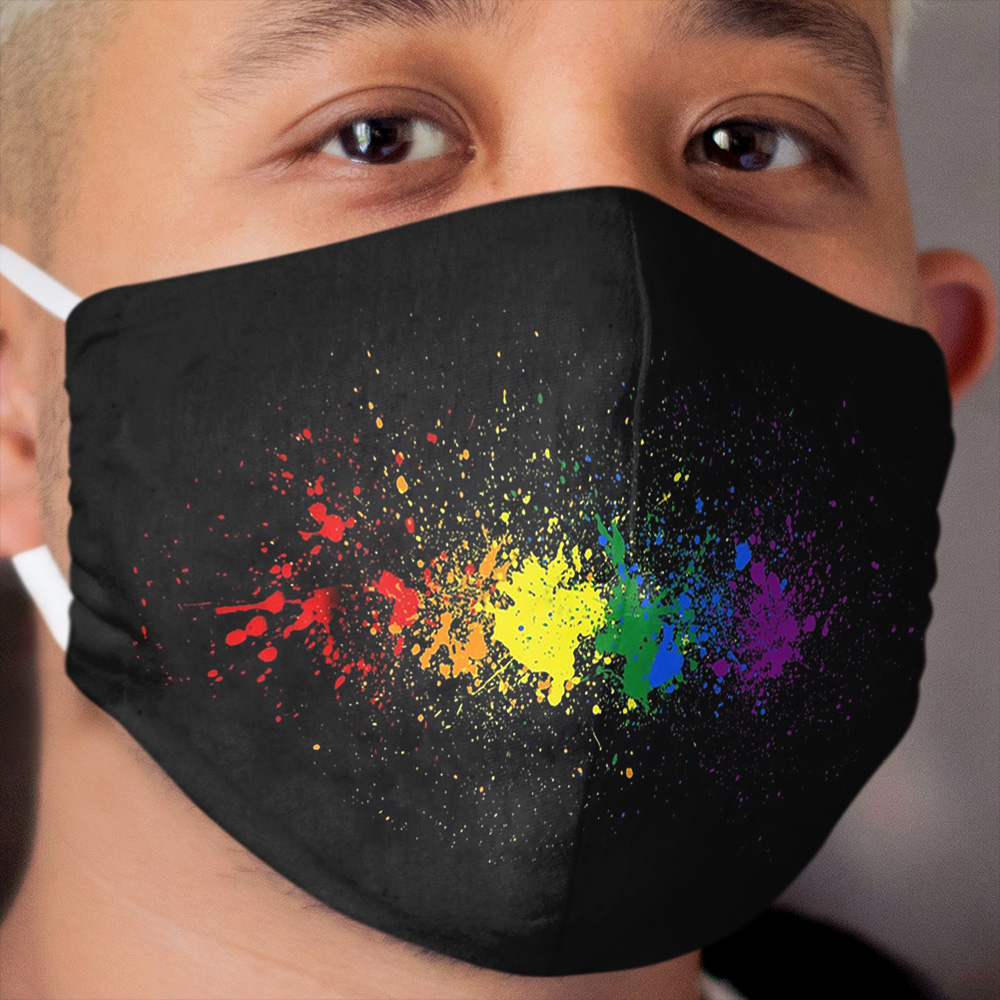 Rainbow LGBT Pride Gay Lesbian Cloth Face Mask