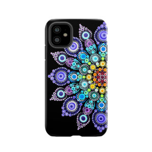 Rainbow Love Mandala Tough Phone Case