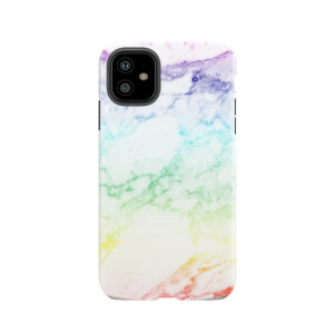 Rainbow Marble Tough Phone Case
