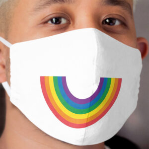 Rainbow Smile Cloth Face Mask 2