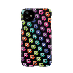 Rainbow Squid On Black Phone Case