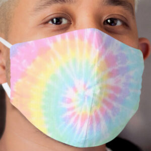 Rainbow tie dye Cloth Face Mask