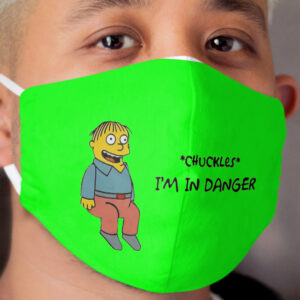 Ralph I'm in Danger - Green Cloth Face Mask