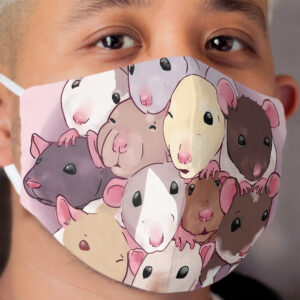 Rat Pile Cloth Face Mask