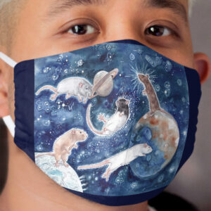 Rats are Stars Spelled Backwards Cloth Face Mask