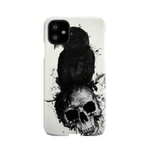 Raven And Skull Phone Case
