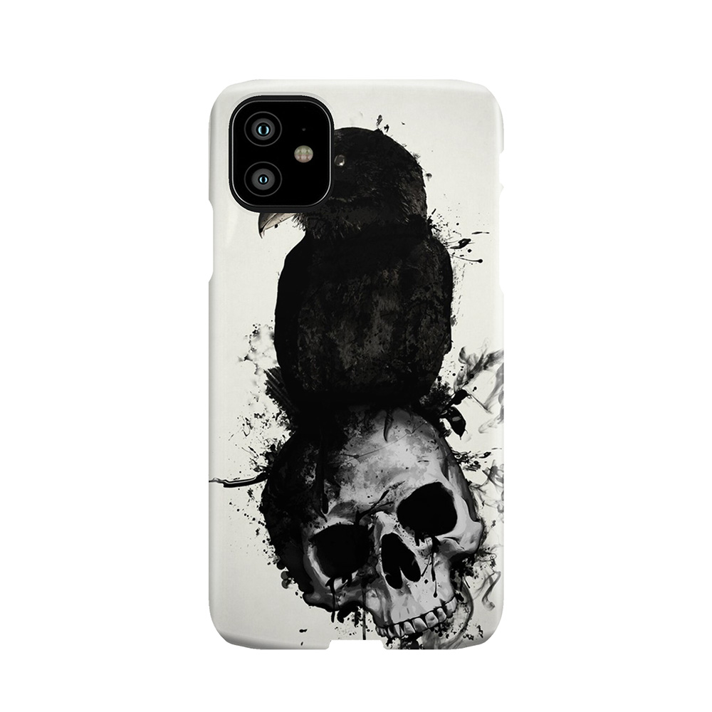Raven And Skull Phone Case