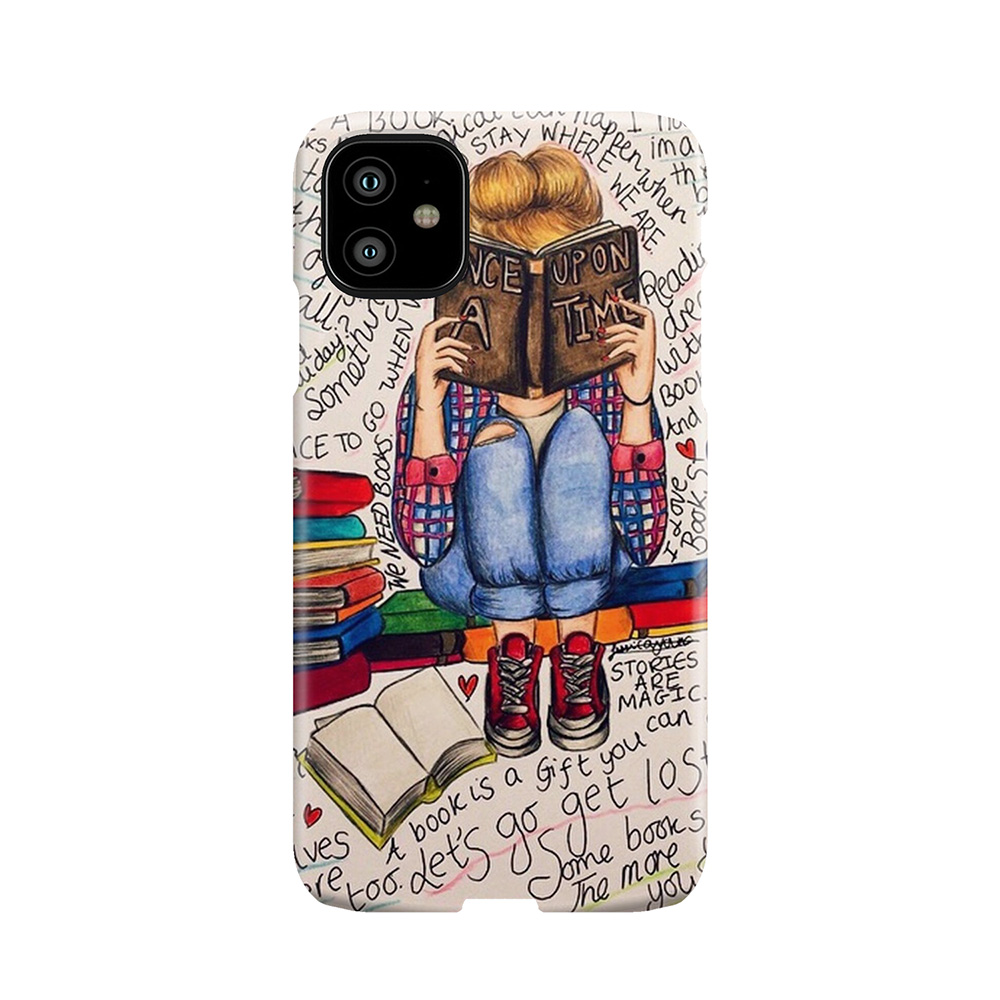 Reading Is Dreaming With Open Eyes. Phone Case