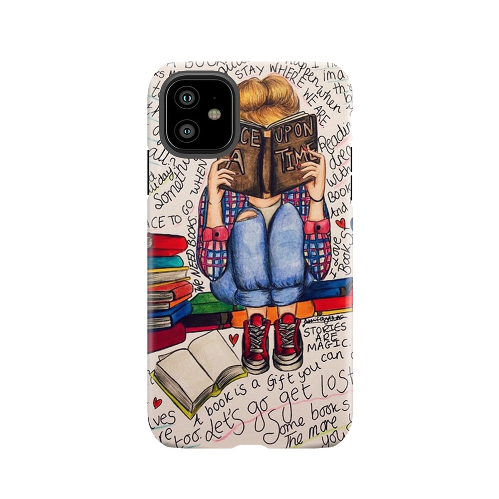 Reading Is Dreaming With Open Eyes. Tough Phone Case