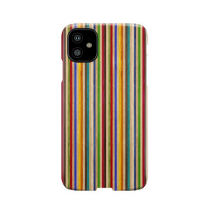 Recycled Skateboard Rainbow Texture Phone Case