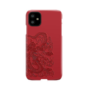 Red Asian Japanese Dragon Iphone Phone Case