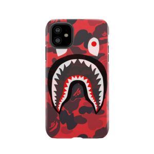 Red Bape Shark Tough Phone Case