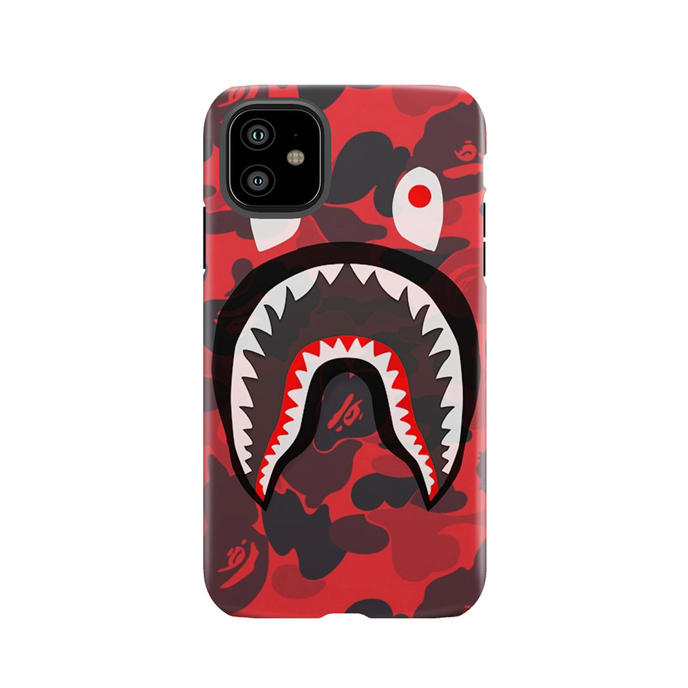 Red Bape Shark Tough Phone Case