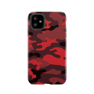 Red Camo Tough Phone Case