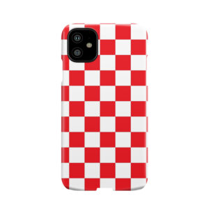 Red Checkered Pattern Phone Case