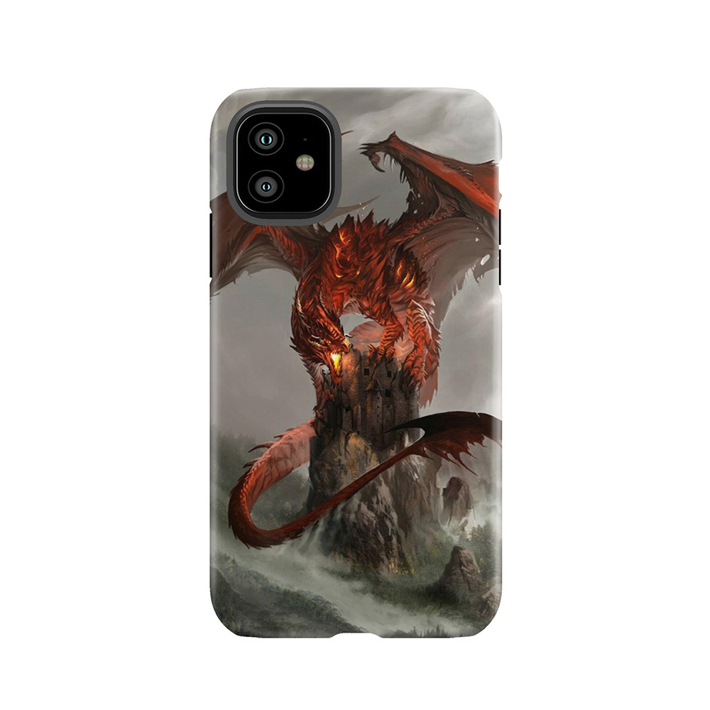 Red Dragon Fantasy Tough Phone Case
