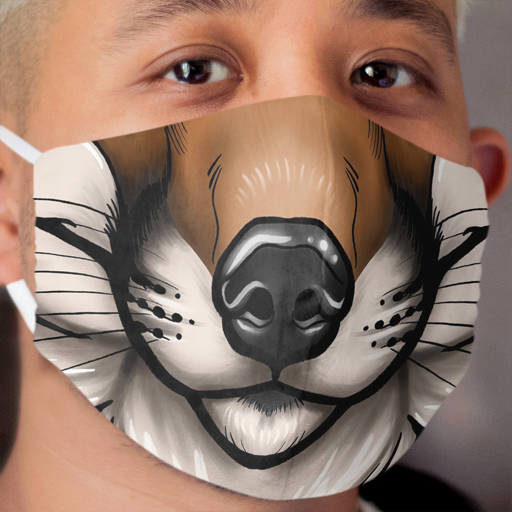 Red Fox Cloth Face Mask