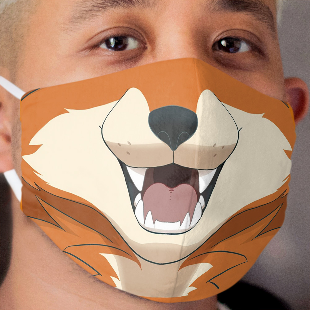Red Fox Mouth Cloth Face Mask