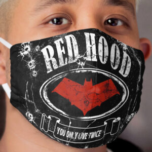 Red Hood - label whiskey style Cloth Face Mask