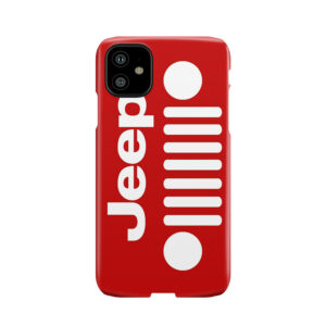 Red Jeep Grill Phone Phone Case