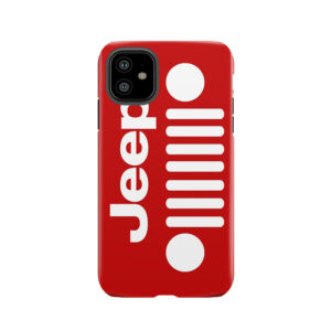 Red Jeep Grill Phone Tough Phone Case