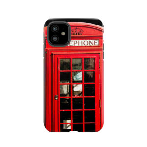Red London Phone Box Tough Phone Case