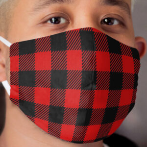 Red plaid pattern Cloth Face Mask