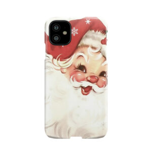 Red Retro Vintage Santa Phone Case