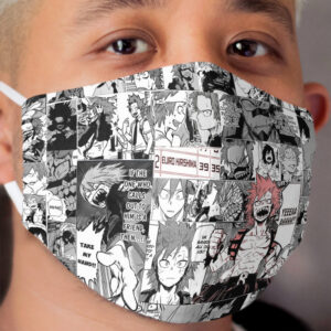 Red Riot: Manly-hearted Hero Cloth Face Mask