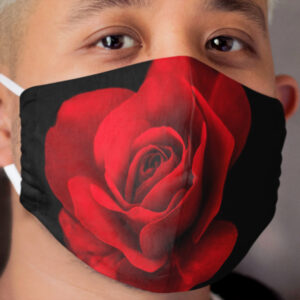 Red Rose Cloth Face Mask