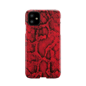 Red Snakeskin Phone Case