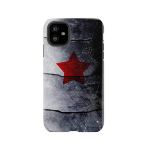 Red Star On Steel Tough Phone Case
