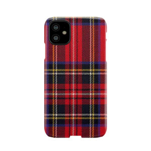 Red Tartan Fabric Design Phone Case
