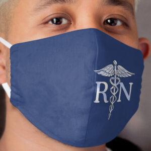 Registered Nurse Medical Caduceus Cloth Face Mask