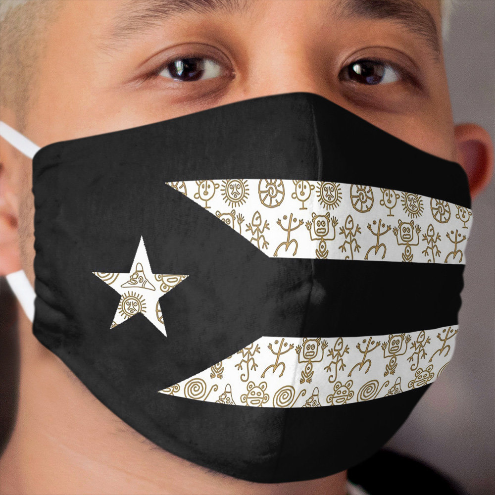 Resistance Flag / Taino I Cloth Face Mask