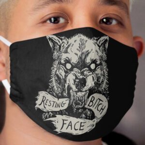 Resting Bitch Cloth Face Mask