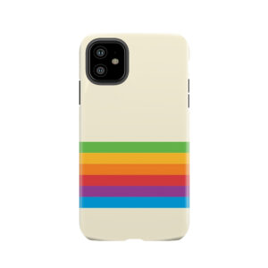 Retro Apple Rainbow Tough Phone Case