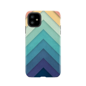 Retro Chevrons 002 Tough Phone Case