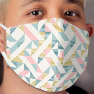 RETRO geometry 10 Cloth Face Mask