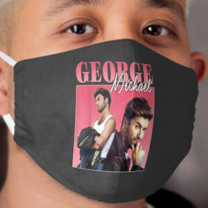 Retro George Michaels Love Music Legends Live Forever Cloth Face Mask