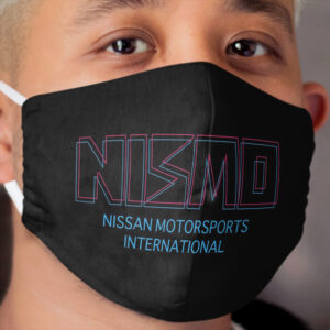 Retro Nismo Nissan Motorsport International Logo Cloth Face Mask