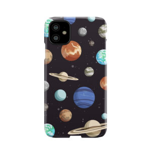 Retro Planet Design Phone Case